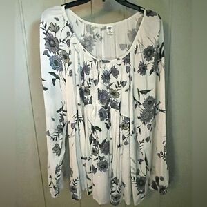 Old Navy Floral Print Women's Top